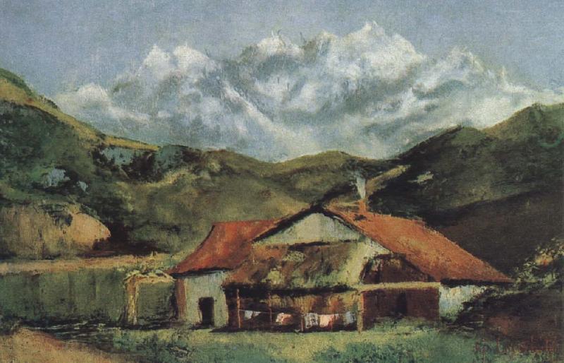 Gustave Courbet House Norge oil painting art